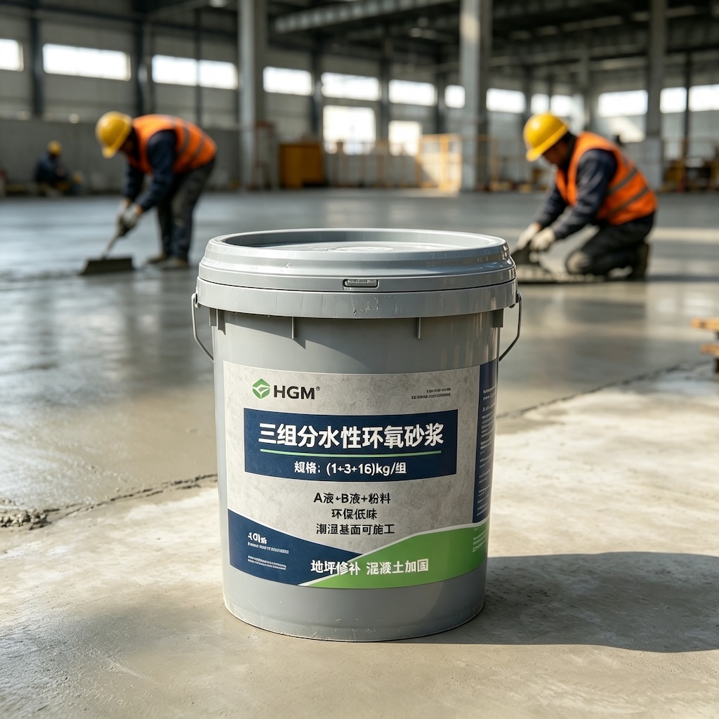 英山三组份水性环氧砂浆